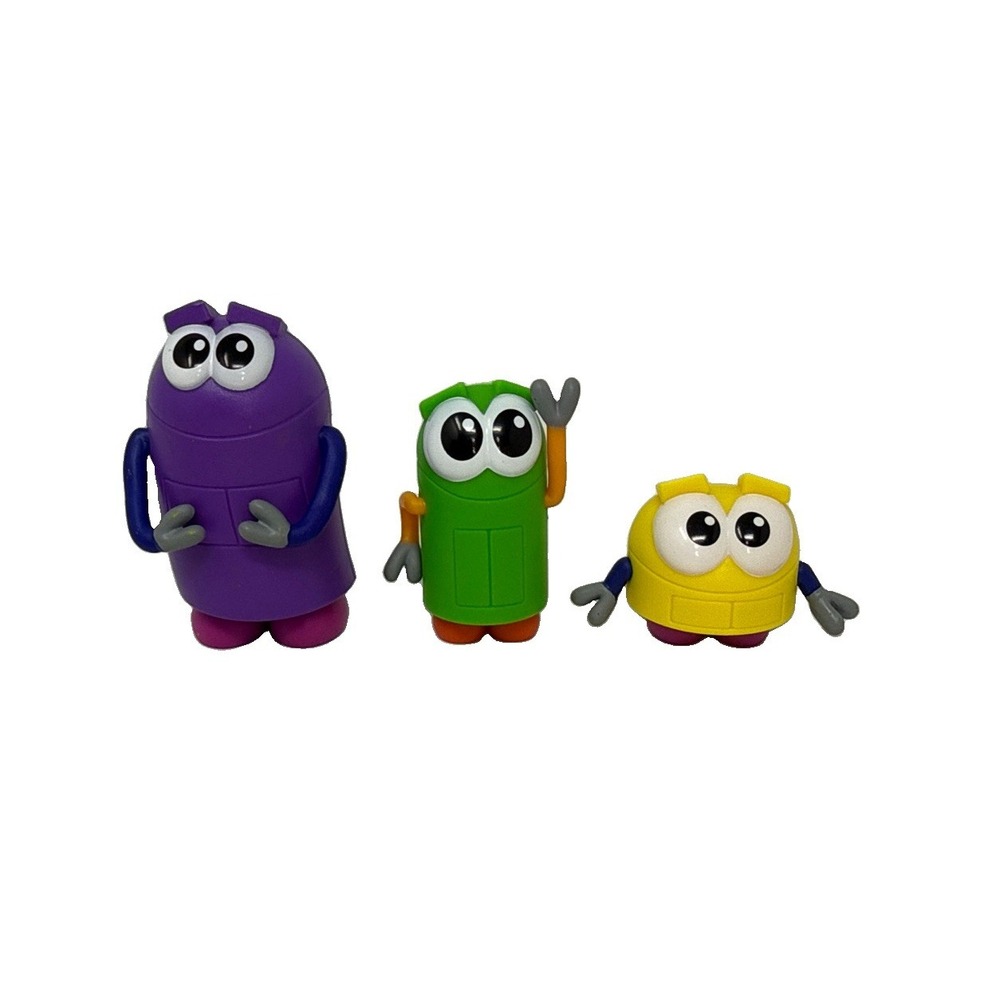Rare *STORYBOTS* Fisher-Price Story Bots Set of 3 Robot Figures Netflix 2020